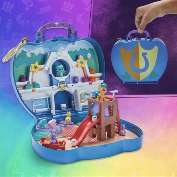 My Little Pony CRITTER CORNER Playset Mini World Magic 40 Pieces Figures HITCH - Picture 8 of 10